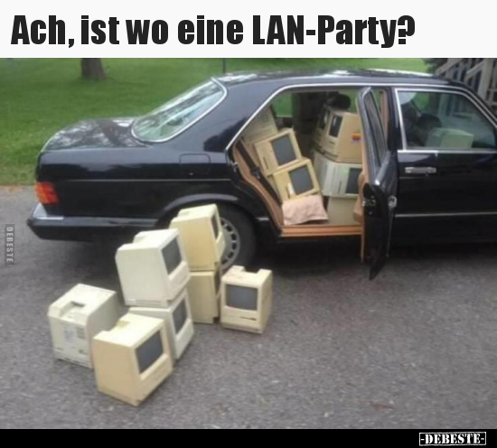 Ach, ist wo eine LAN-Party?.. - Lustige Bilder | DEBESTE.de