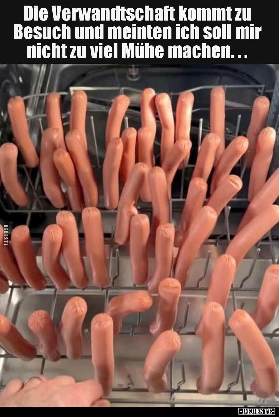 Die Verwandtschaft kommt zu Besuch und meinten ich soll mir nicht zu viel Mühe machen..