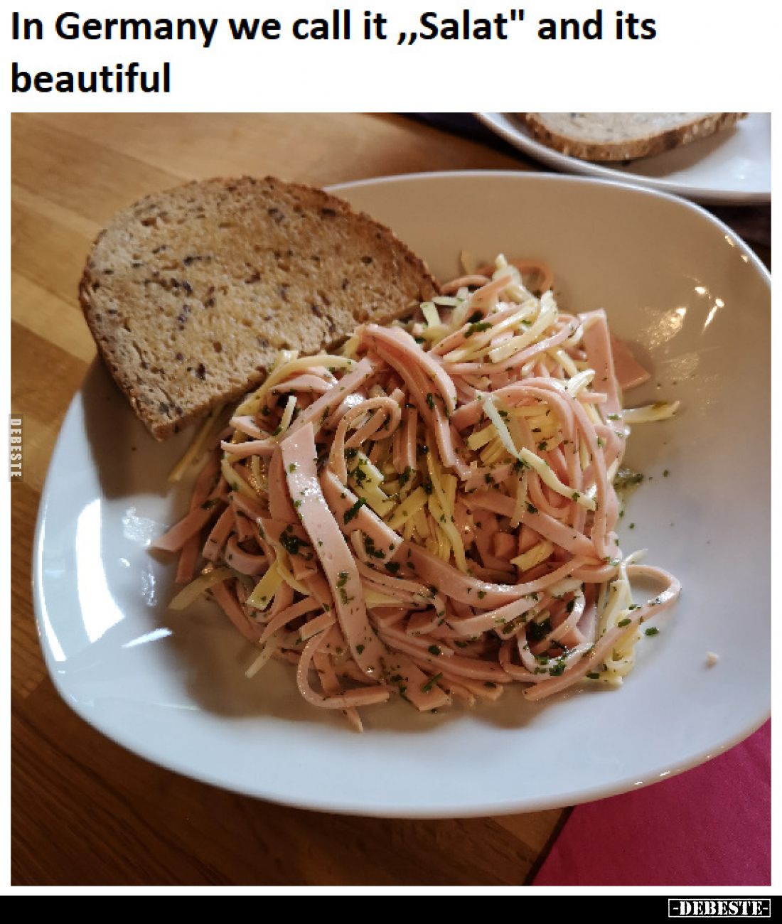 In Germany we call it "Salat" and its beautiful