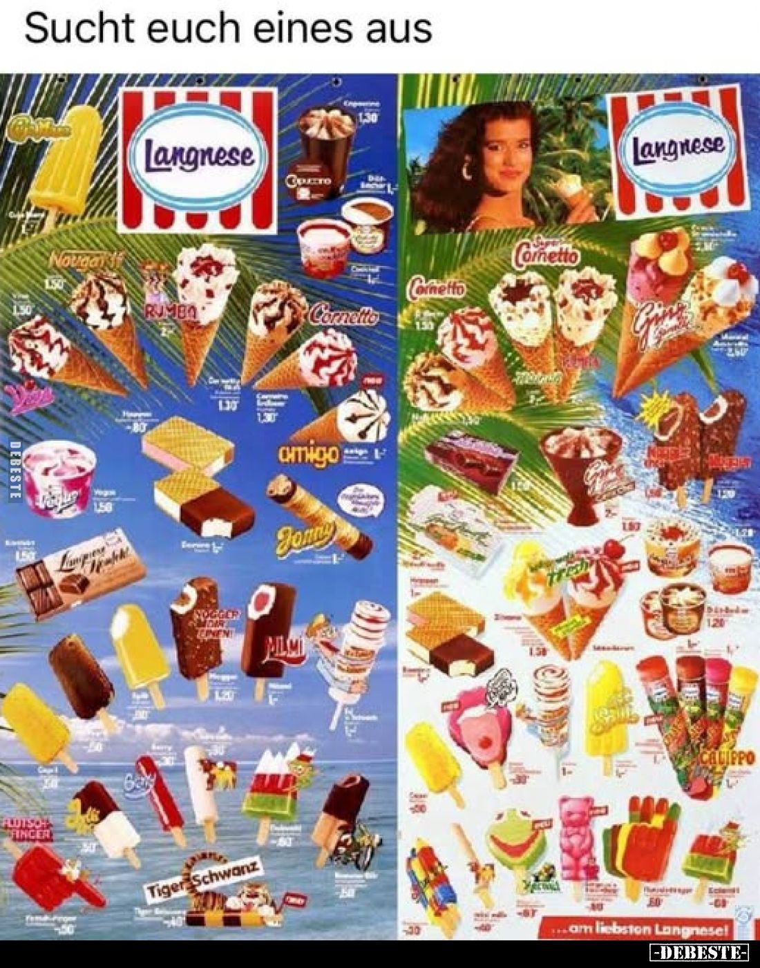 Sucht euch eines aus.