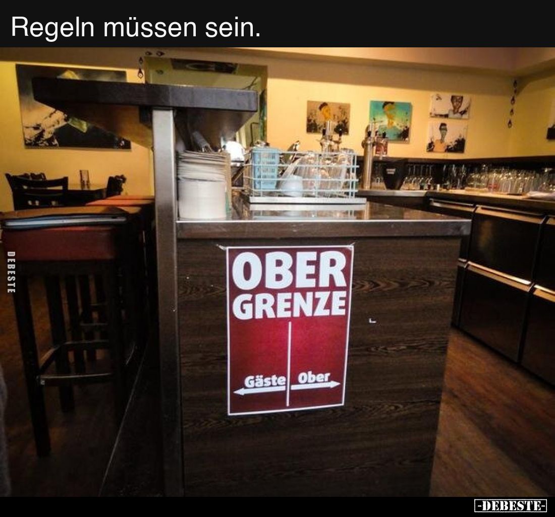 Regeln müssen sein... - Lustige Bilder | DEBESTE.de