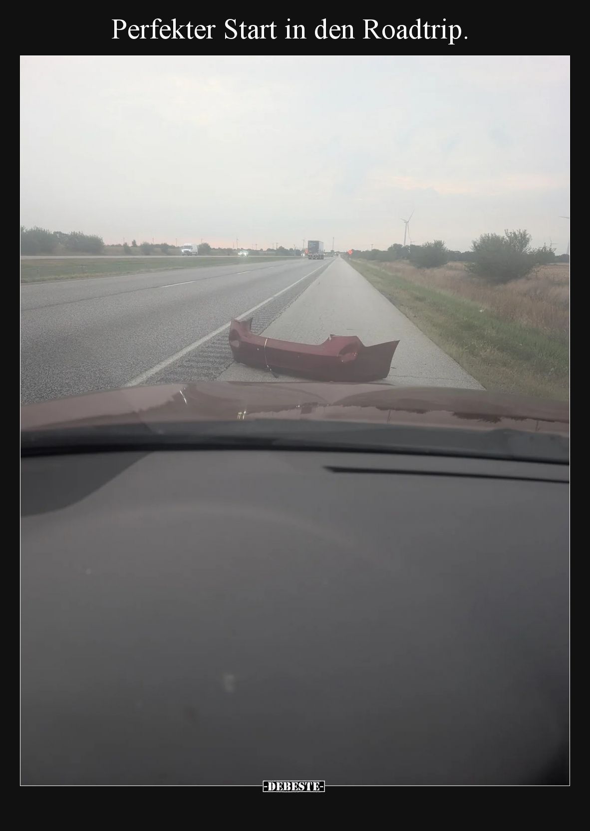 Perfekter Start in den Roadtrip... - Lustige Bilder | DEBESTE.de