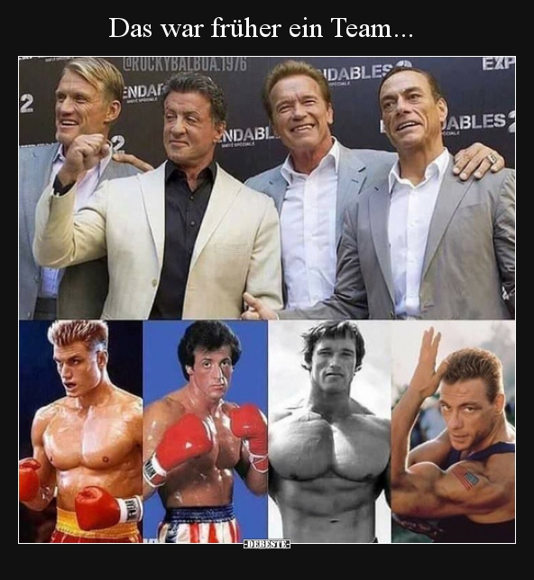 Das war früher ein Team...
