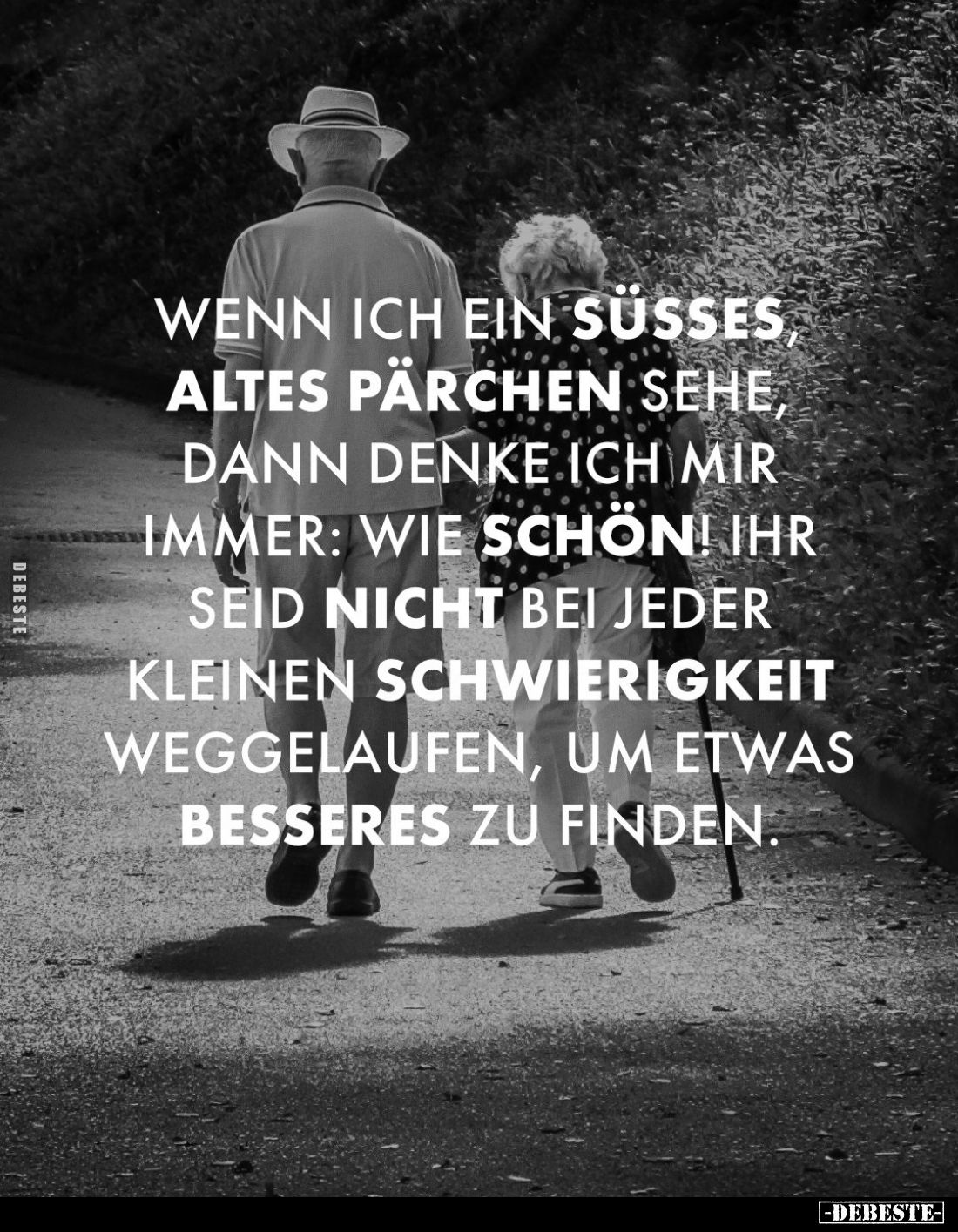 Wenn ich ein süsses altes Pärchen sehe, dann denke ich mir.. - Lustige Bilder | DEBESTE.de