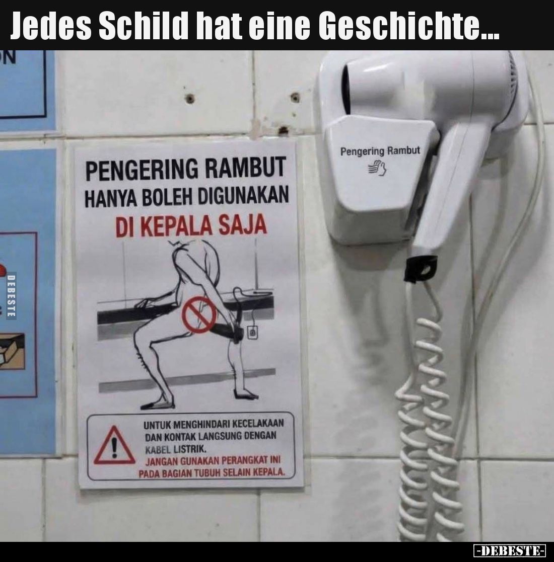 Jedes Schild hat eine Geschichte... - Lustige Bilder | DEBESTE.de