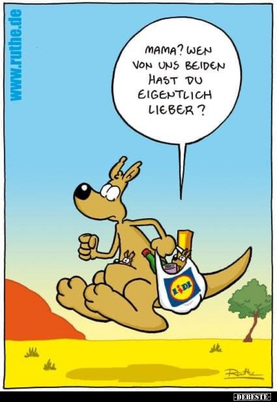 Mama? Wen hast du eigentlich lieber?..