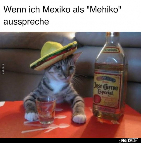 Wenn ich Mexiko als "Mehiko" ausspreche.. - Lustige Bilder | DEBESTE.de