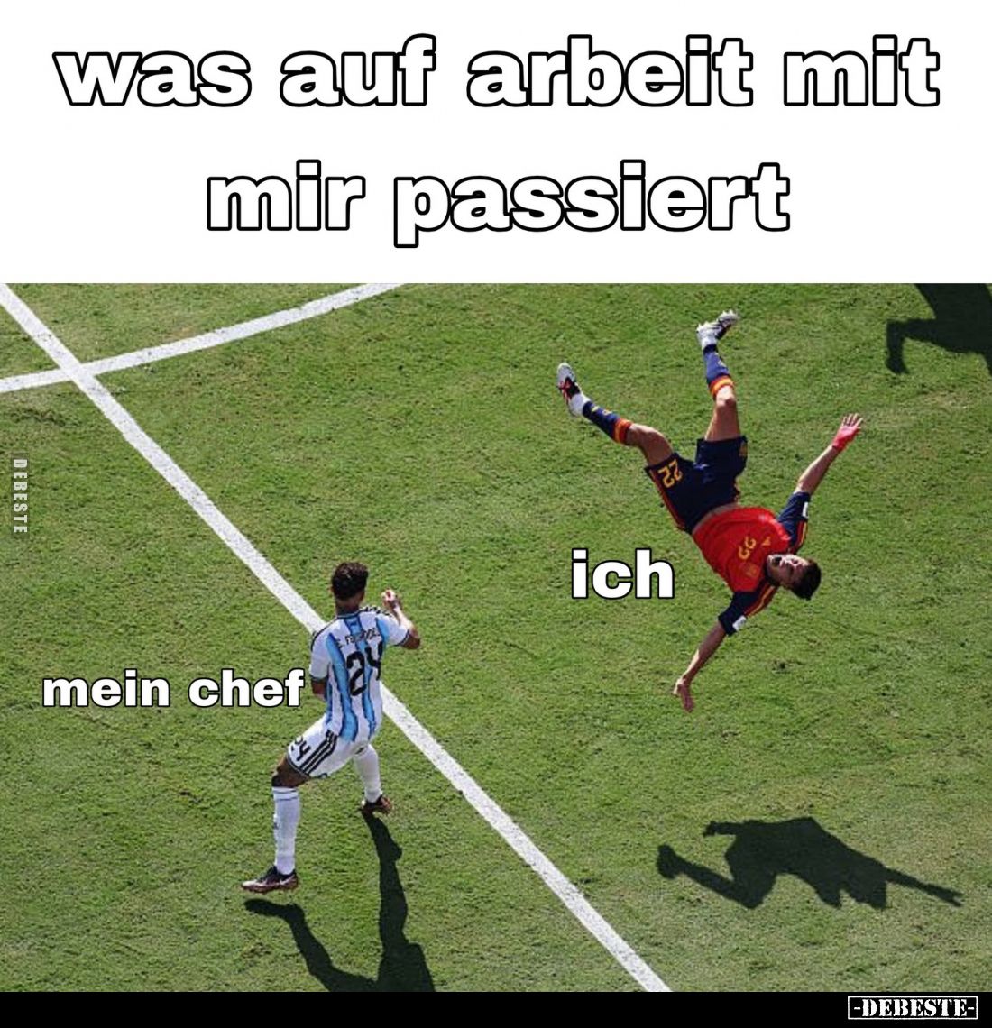 Was auf Arbeit mit mir passiert.