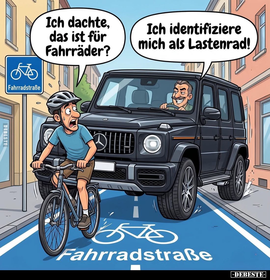 Ich dachte, das ist für Fahrräder?
-
Ich identifiziere mich als Lastenrad!