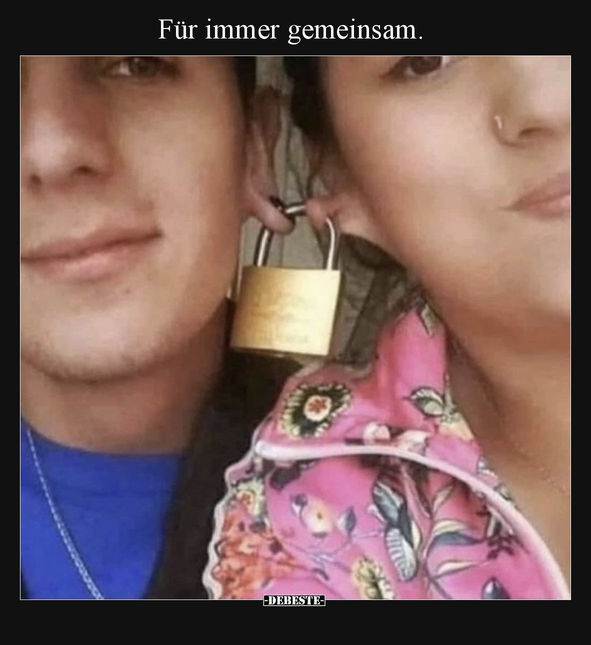 Für immer gemeinsam.