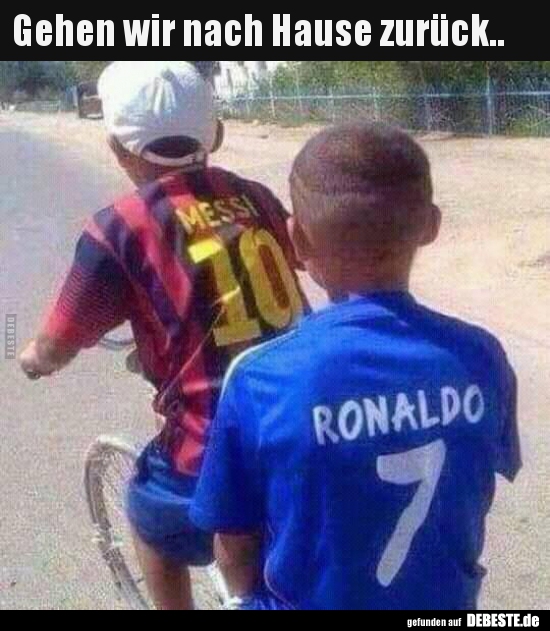 Gehen wir nach Hause zurück..