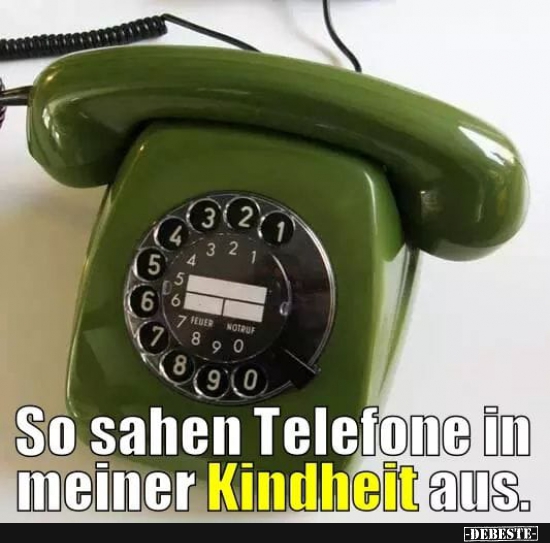 So sahen Telefone in meiner Kindheit aus. - Lustige Bilder | DEBESTE.de