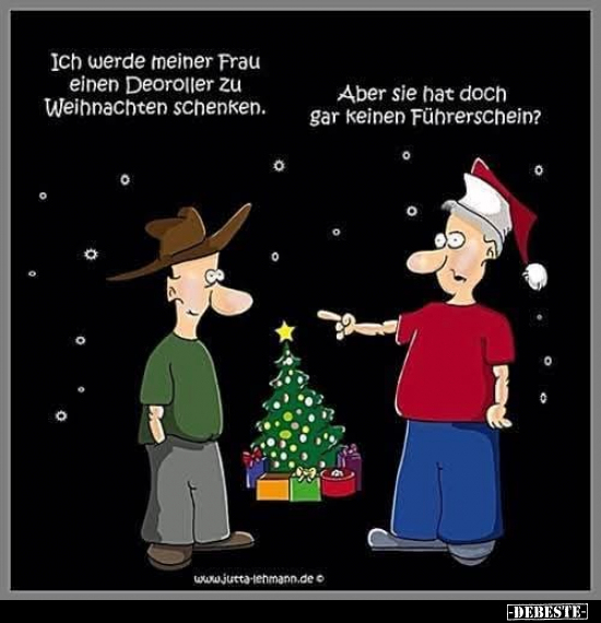 Ich werde meiner Frau einen Deoroller zu Weihnachten.. - Lustige Bilder | DEBESTE.de