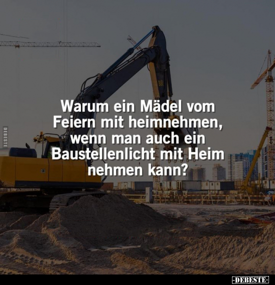 Warum ein Mädel vom Feiern mit heimnehmen, wenn.. - Lustige Bilder | DEBESTE.de