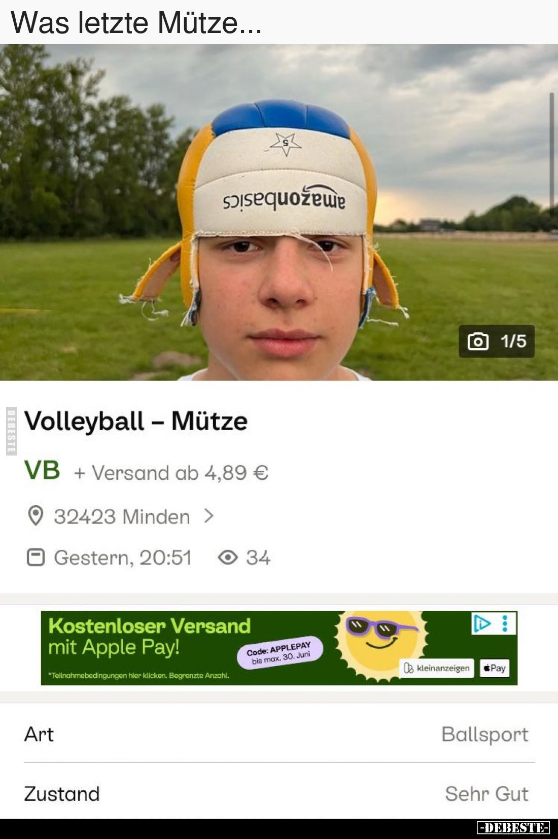 Was letzte Mütze...