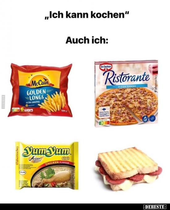 "Ich kann kochen" Auch ich.. - Lustige Bilder | DEBESTE.de