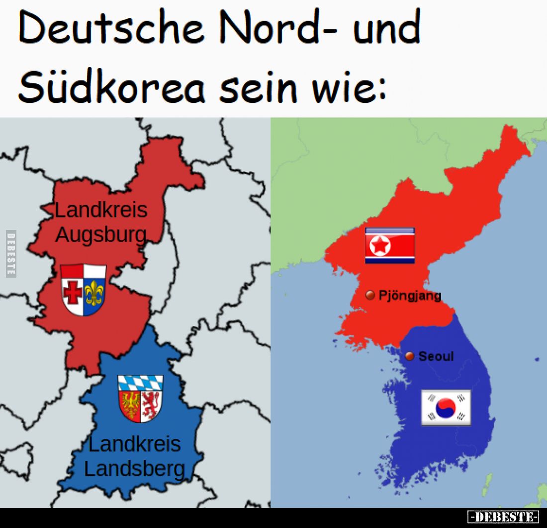 Deutsche Nord- und Südkorea sein wie.. - Lustige Bilder | DEBESTE.de