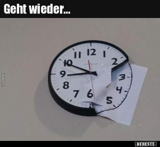 Geht wieder...