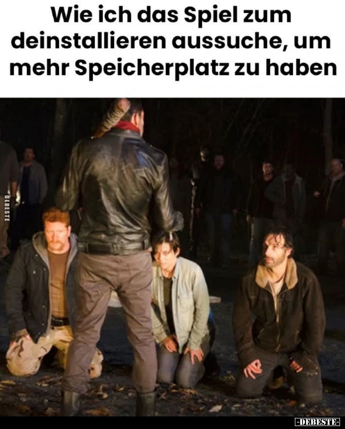 Wie ich das Spiel zum deinstallieren aussuche, um mehr Speicherplatz zu haben