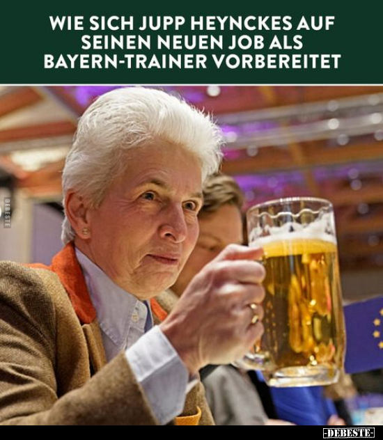 Wie sich Jupp Heynckes auf seinen neuen Job als.. - Lustige Bilder | DEBESTE.de