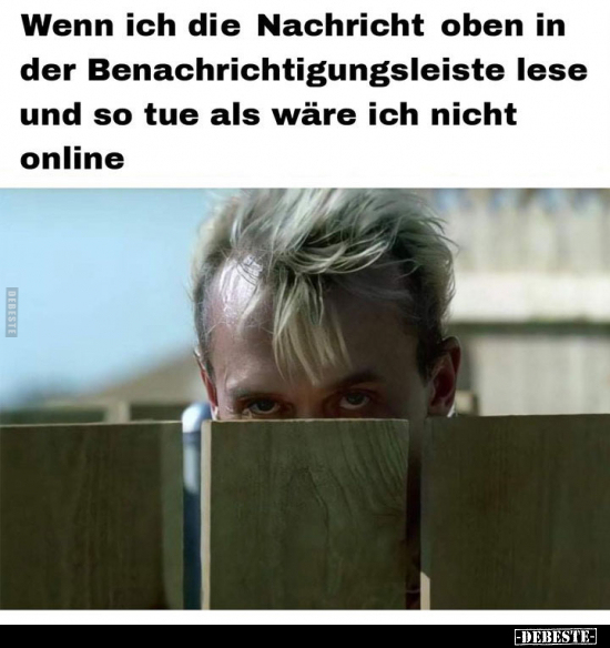 Wenn ich die Nachricht oben in der Benachrichtigungsleiste.. - Lustige Bilder | DEBESTE.de