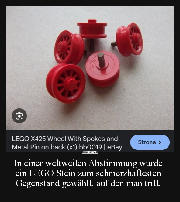 In einer weltweiten Abstimmung wurde ein LEGO Stein zum.. - Lustige Bilder | DEBESTE.de