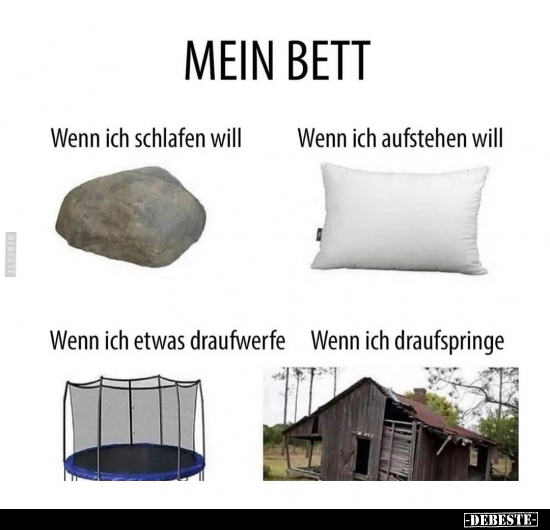 Mein Bett.. - Lustige Bilder | DEBESTE.de