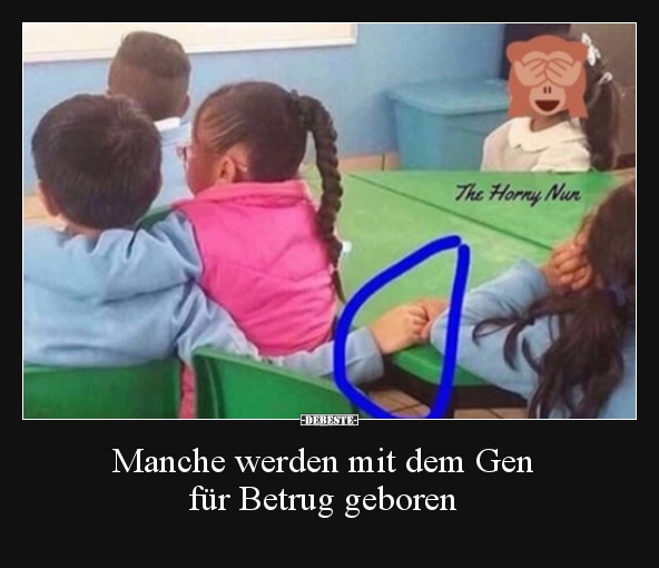 Manche werden mit dem Gen für Betrug geboren..