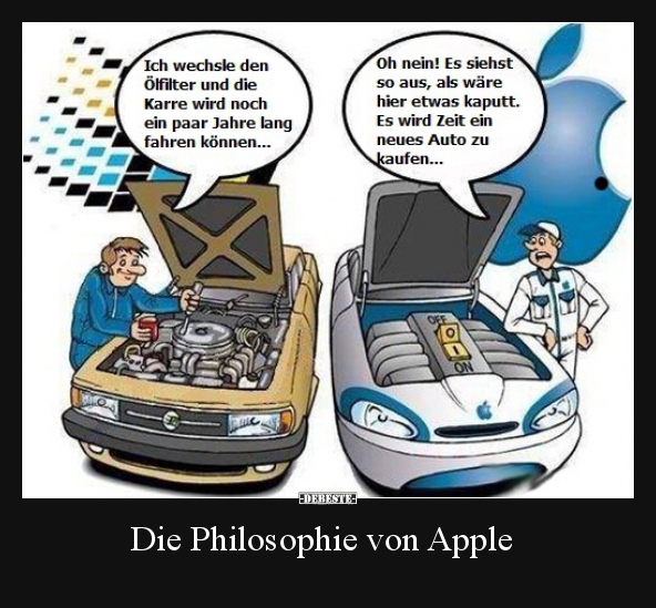 Die Philosophie von Apple.. - Lustige Bilder | DEBESTE.de