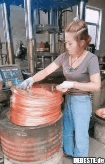 Kupferschalen machen..