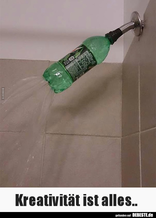 
Kreativität ist alles..
