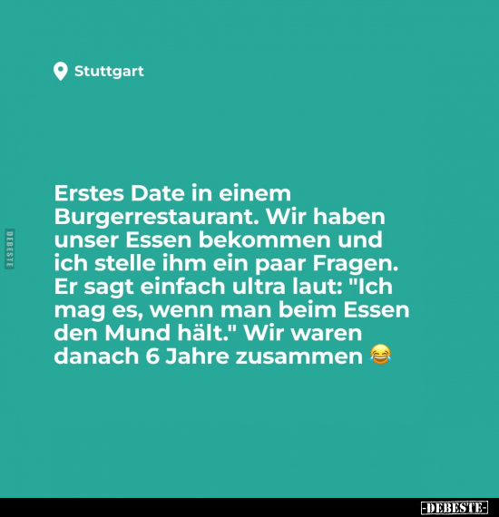 Erstes Date in einem Burgerrestaurant... - Lustige Bilder | DEBESTE.de