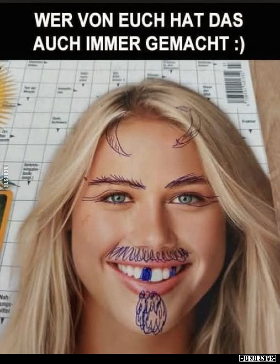 Wer von euch hat das auch immer gemacht.