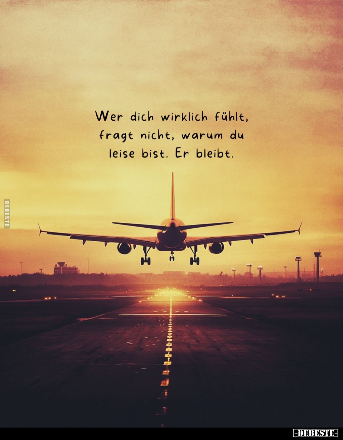 Wer dich wirklich fühlt, fragt nicht, warum du leise bist. Er bleibt.