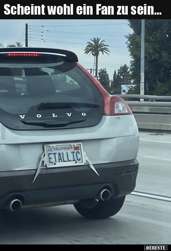 Scheint wohl ein Fan zu sein...