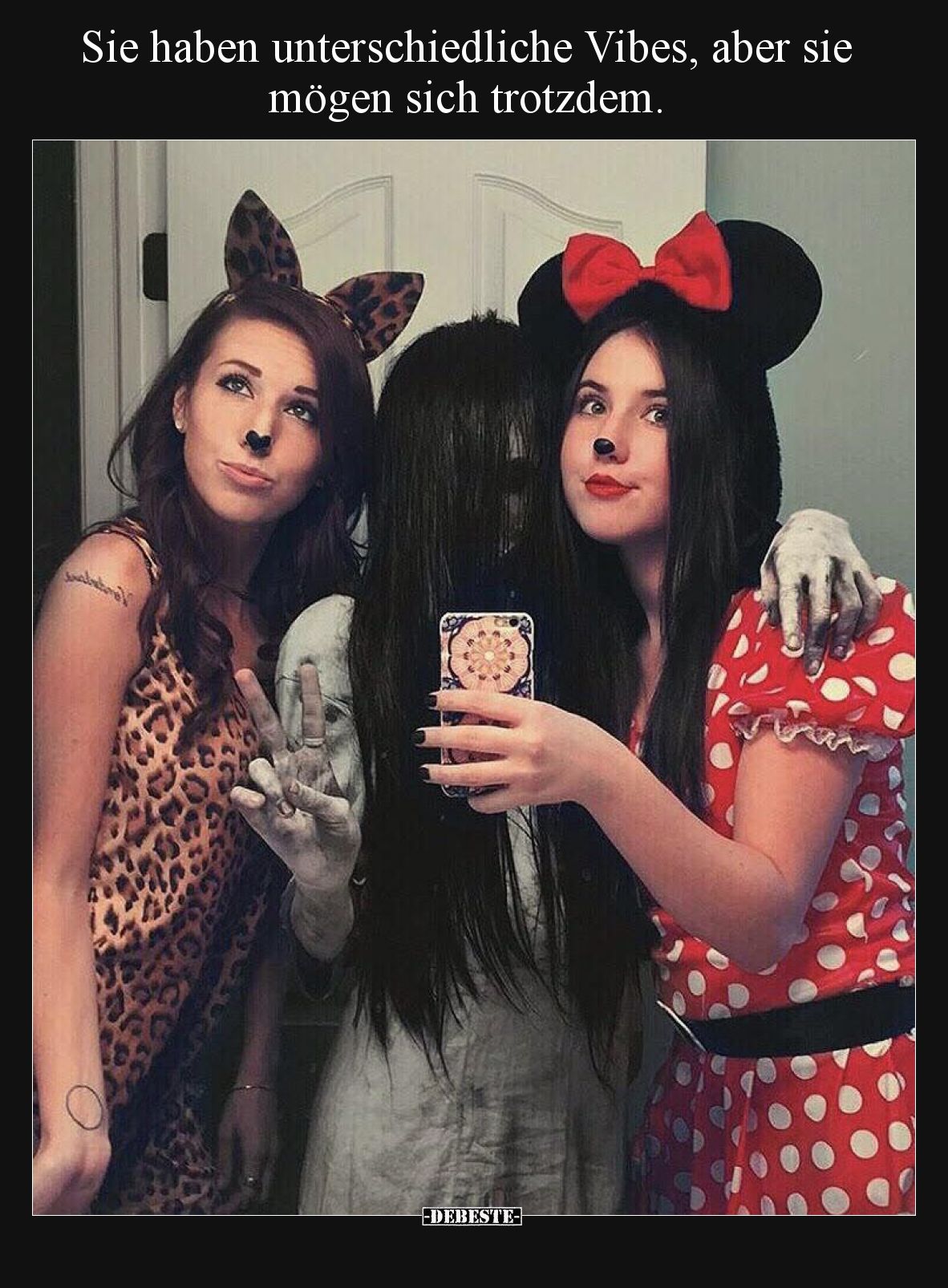 Sie haben unterschiedliche Vibes, aber sie mögen sich trotzdem.