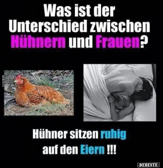 Frauen, Hühner