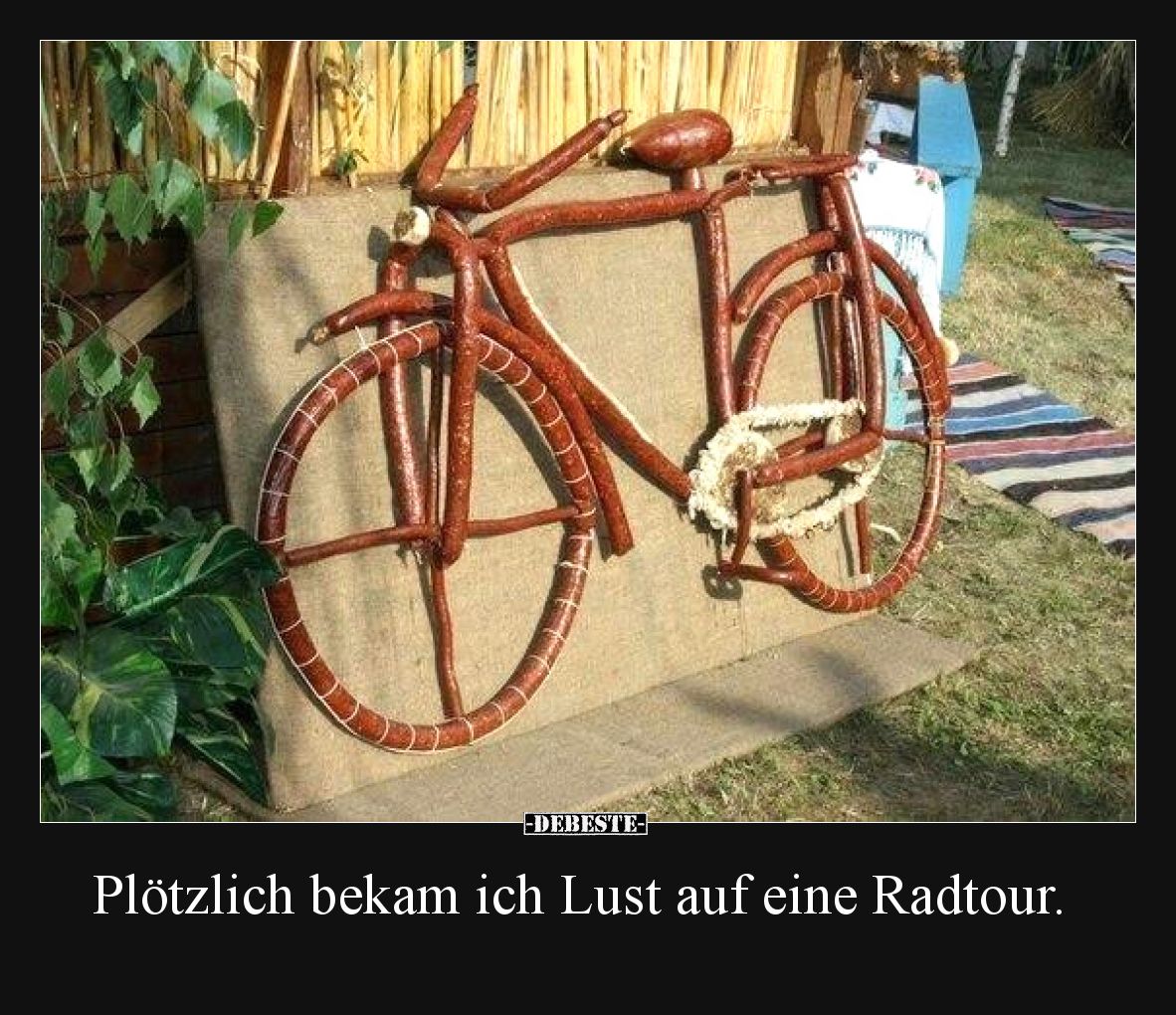 Plötzlich bekam ich Lust auf eine Radtour... - Lustige Bilder | DEBESTE.de