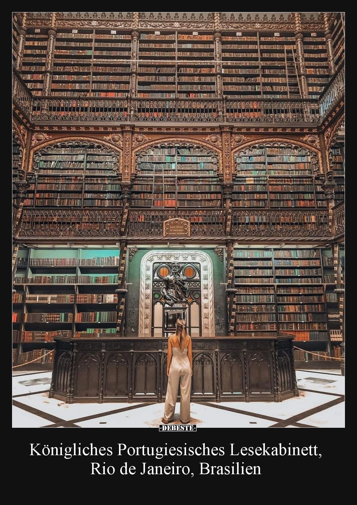Königliches Portugiesisches Lesekabinett, Rio de Janeiro, Brasilien