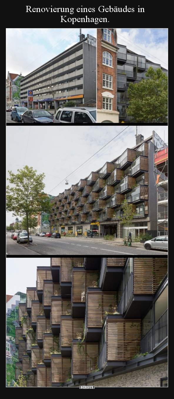 Renovierung eines Gebäudes in Kopenhagen... - Lustige Bilder | DEBESTE.de