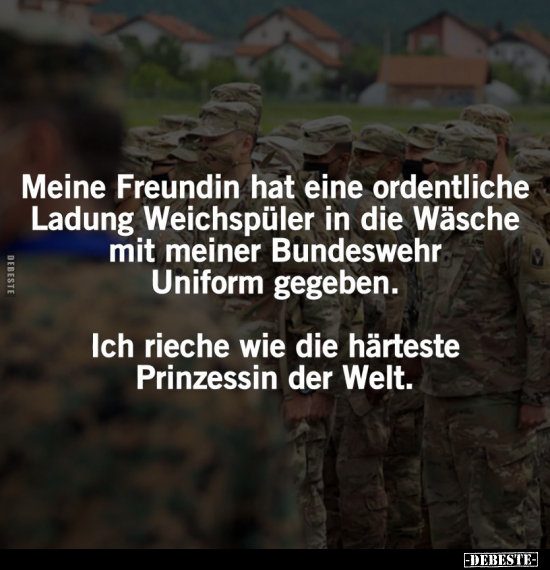 Freundin, Wäsche, Bundeswehr, Uniform, Prinzessin, Der Welt