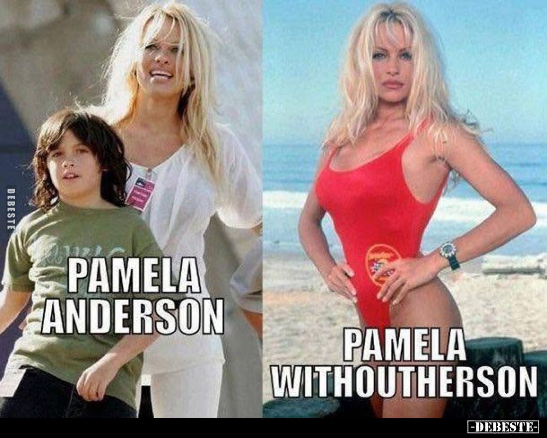 Pamela Anderson vs
Pamela Withoutherson.