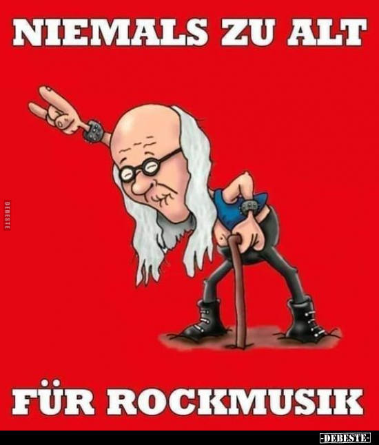 Niemals zu alt für Rockmusik.. - Lustige Bilder | DEBESTE.de