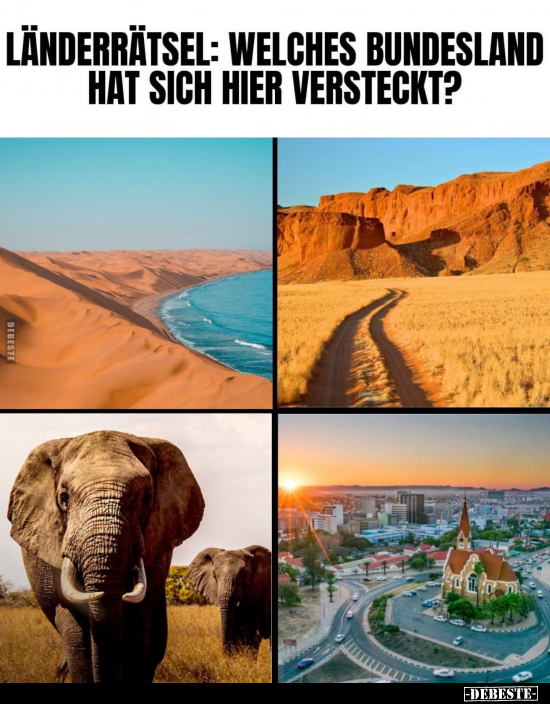 Länderrätsel: Welches Bundesland hat sich hier.. - Lustige Bilder | DEBESTE.de
