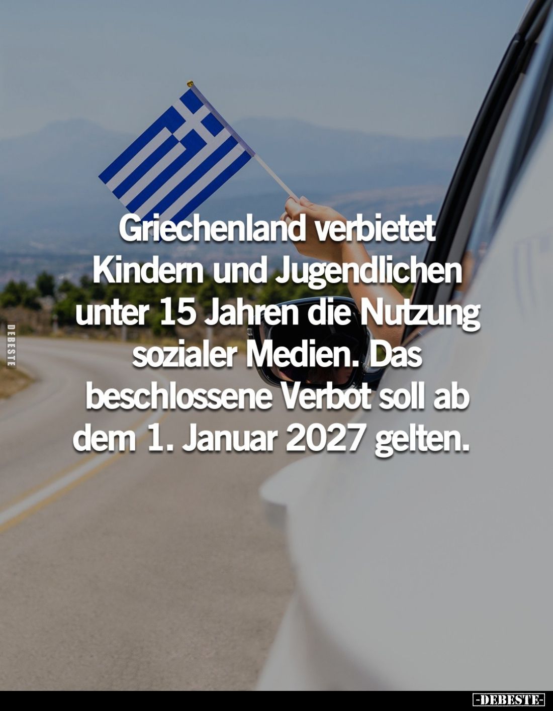 Griechenland verbietet Kindern und Jugendlichen unter 15 Jahren die Nutzung sozialer Medien. Das beschlossene Verbot soll ab ...