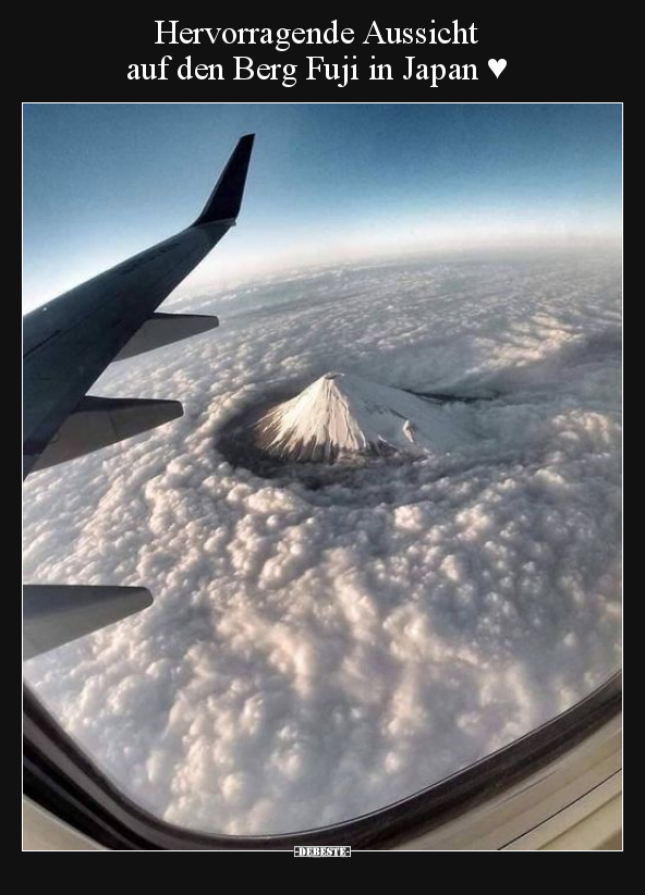 Hervorragende Aussicht auf den Berg Fuji in Japan ♥.. - Lustige Bilder | DEBESTE.de