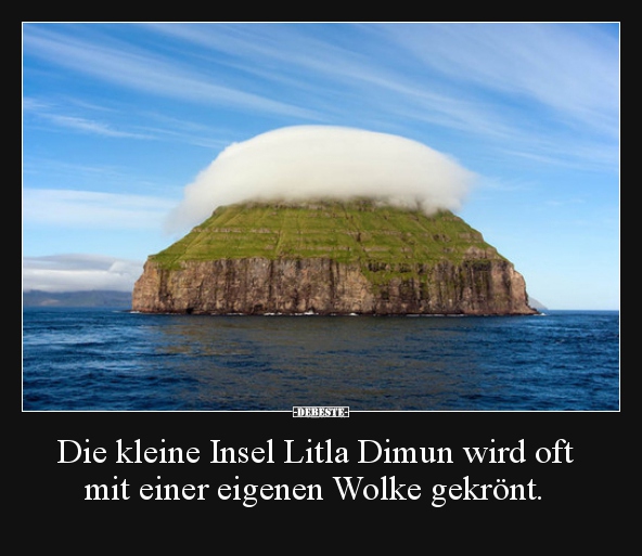 Die kleine Insel Litla Dimun wird oft mit einer eigenen..