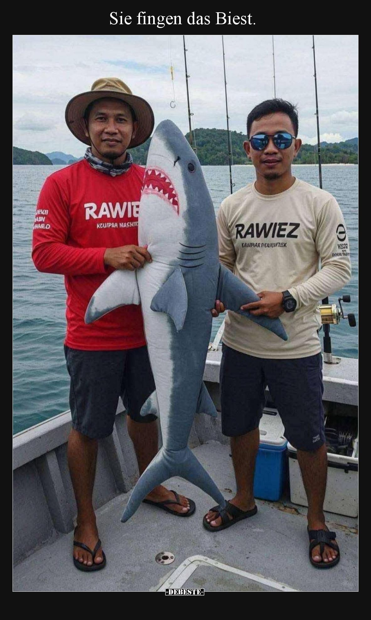 Sie fingen das Biest.