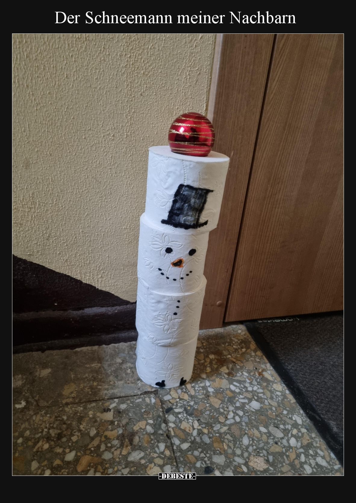 Der Schneemann meiner Nachbarn