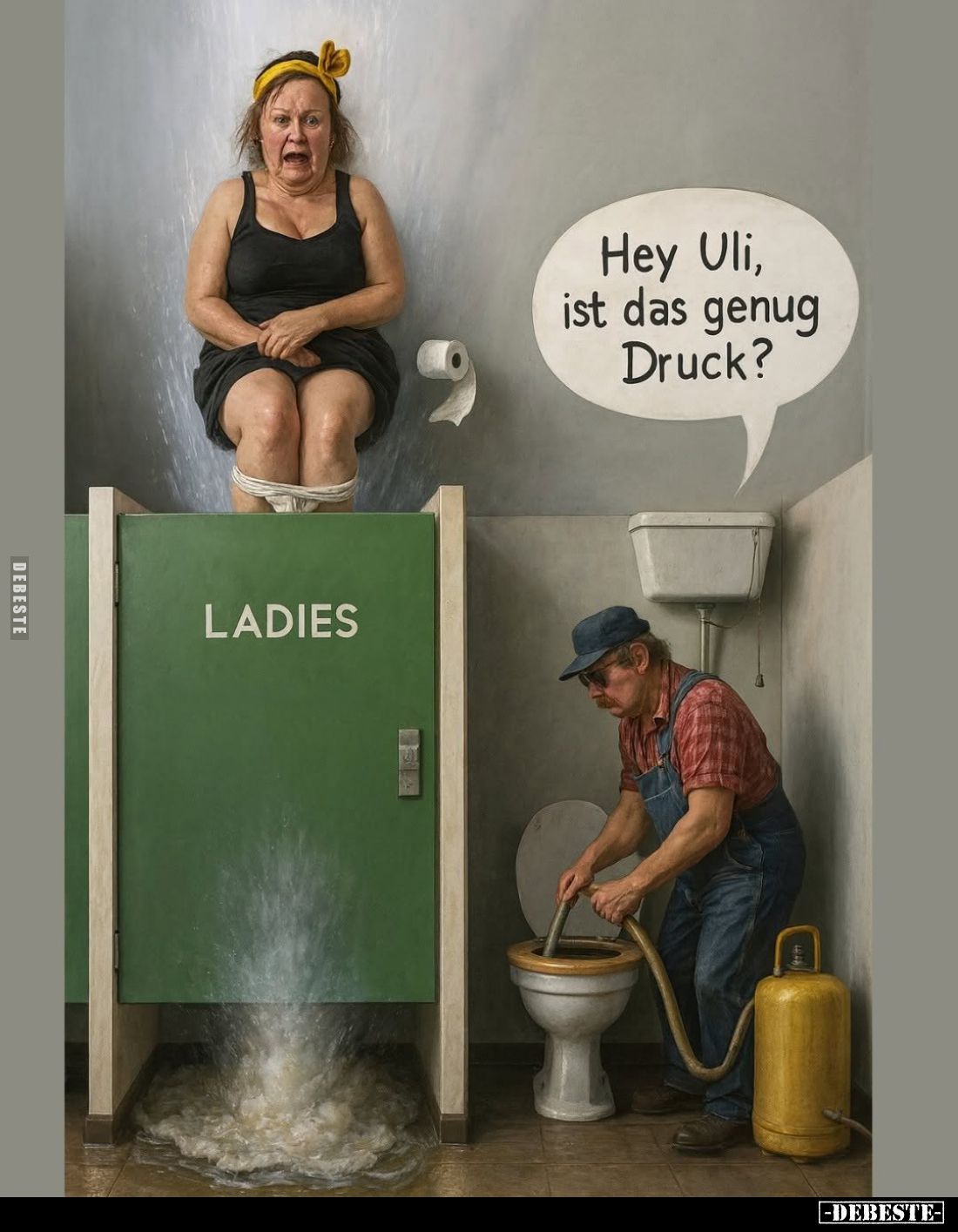 Hey Uli, ist das genug Druck?